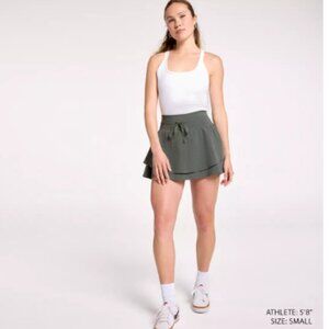 DSG Women's Knit Waistband Stride Skort NWT size XXL Green